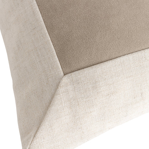 Plain Grey Cushions - Auden Linen Velvet Cushion Cover Doe Yard