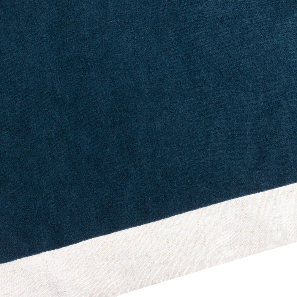 Auden Matte Velvet Cushion Indigo