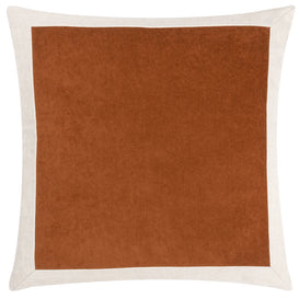 Yard Auden Linen Velvet Cushion Cover in Pecan