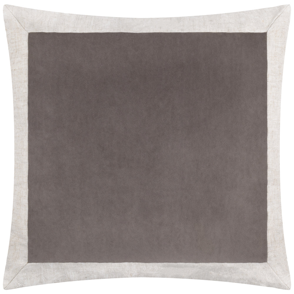 Auden Matte Velvet Cushion Taupe