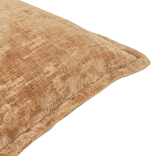 Aurelio Chenille Jacquard Cushion Caramel