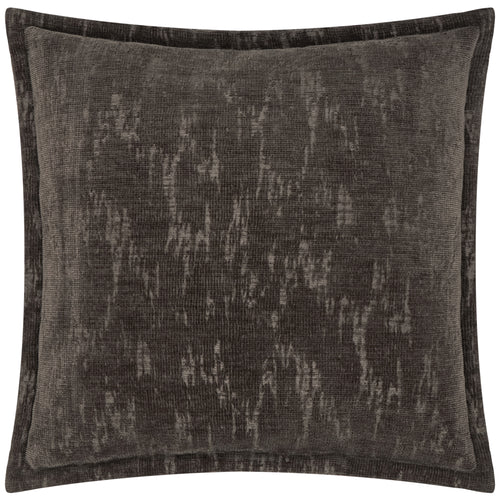 Aurelio Chenille Jacquard Cushion Charcoal