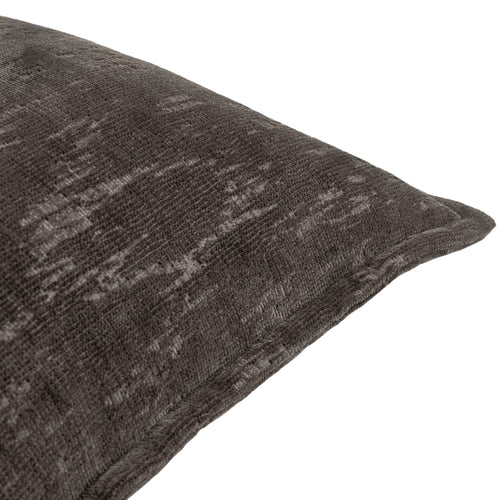 Aurelio Chenille Jacquard Cushion Charcoal