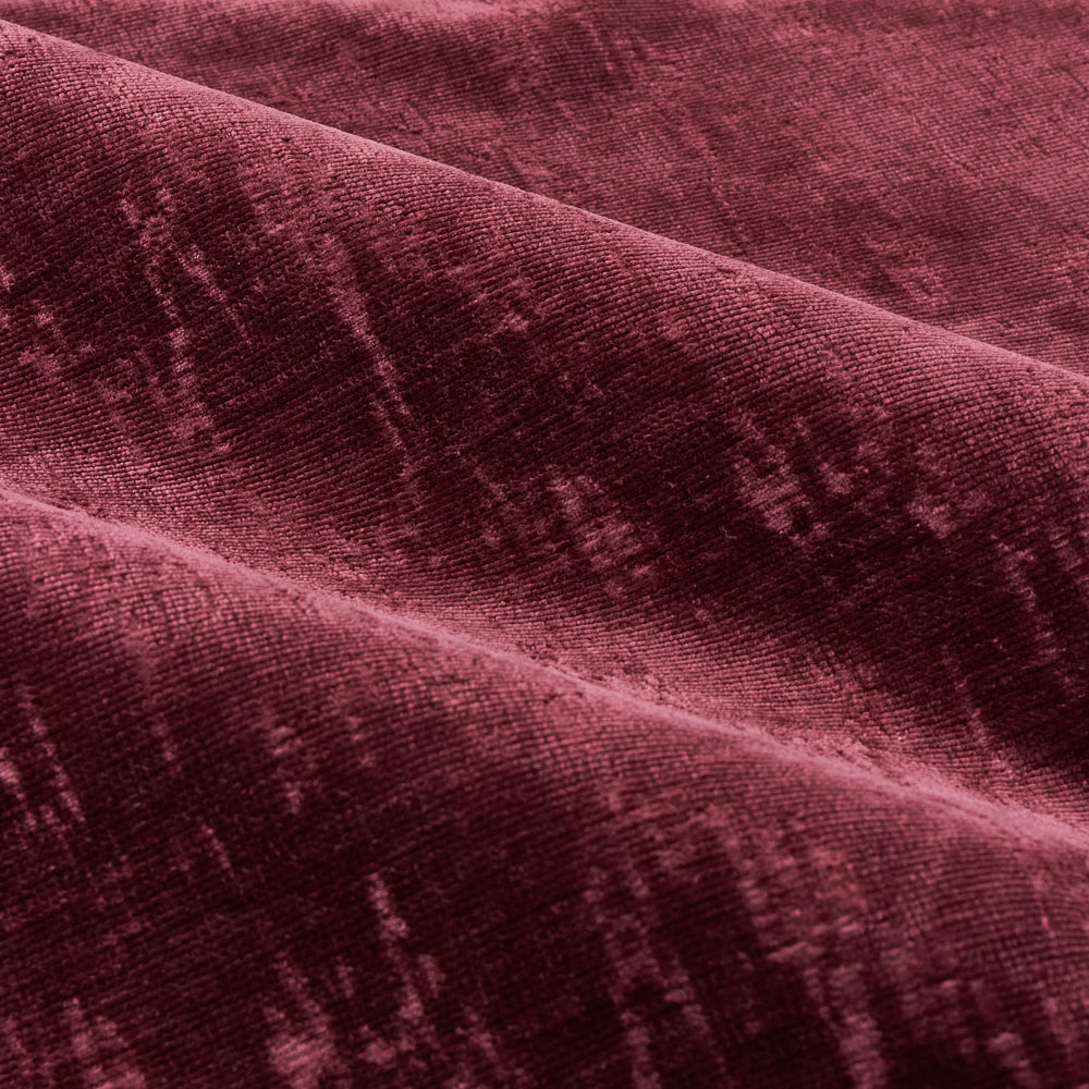 Aurelio Chenille Fully Lined Eyelet Curtains Burgundy