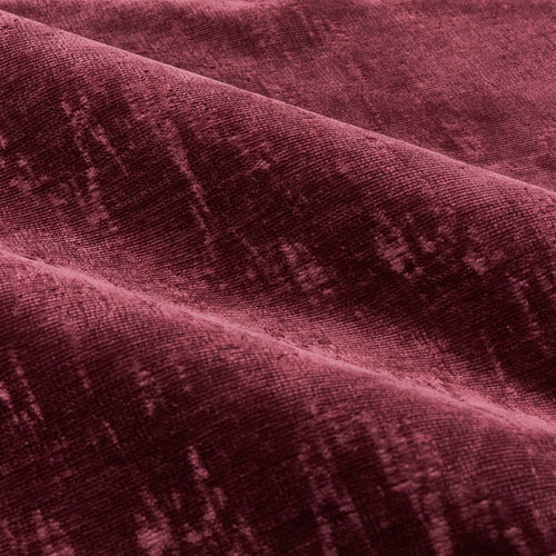 Aurelio Chenille Fully Lined Eyelet Curtains Burgundy