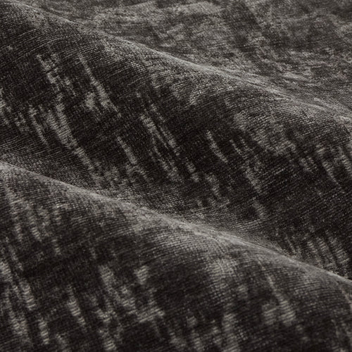 Aurelio Chenille Fully Lined Eyelet Curtains Charcoal