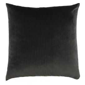 furn. Aurora Ribbed Velvet Cushion Cover in Grey