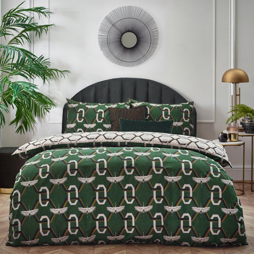 Animal Green Bedding - Avalon  Duvet Cover Set Green furn.