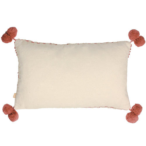  Red Cushions - Ayaan Pom-Pom Cushion Cover Brick furn.