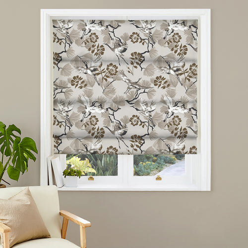 Floral Cream M2M - Demoiselle Cream Floral Made to Measure Roman Blinds furn.