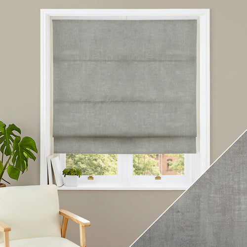 Plain Brown M2M - Heritage Mink Made to Measure Roman Blinds furn.