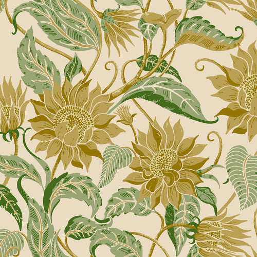 Floral Cream M2M - Sunflower Cream Floral Made to Measure Roman Blinds Paoletti