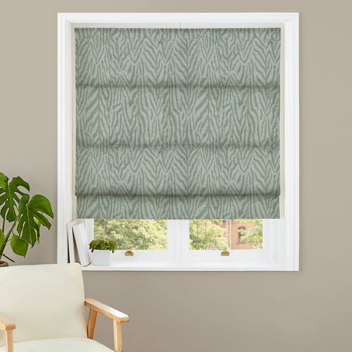 Animal Grey M2M - Tanza Neutral Made to Measure Roman Blinds furn.
