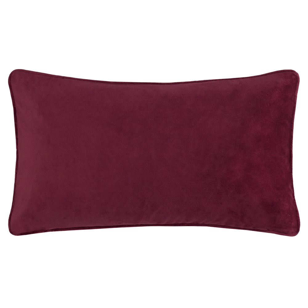 Bad Witch Embroidered Velvet Cushion Black Magic
