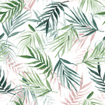 furn. Bali Palm Botanical Duvet Cover Set in Green
