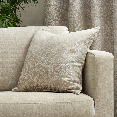 Floral Beige Cushions - Bali  Cushion Cover Natural Wylder