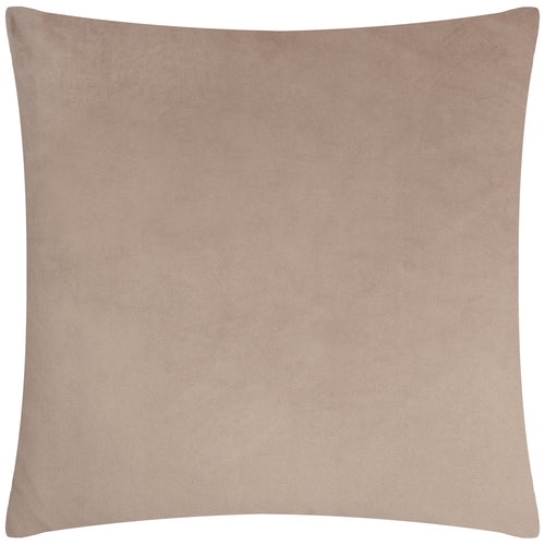Geometric Beige Cushions - Bardot Cut Velvet Cushion Cover Natural Paoletti