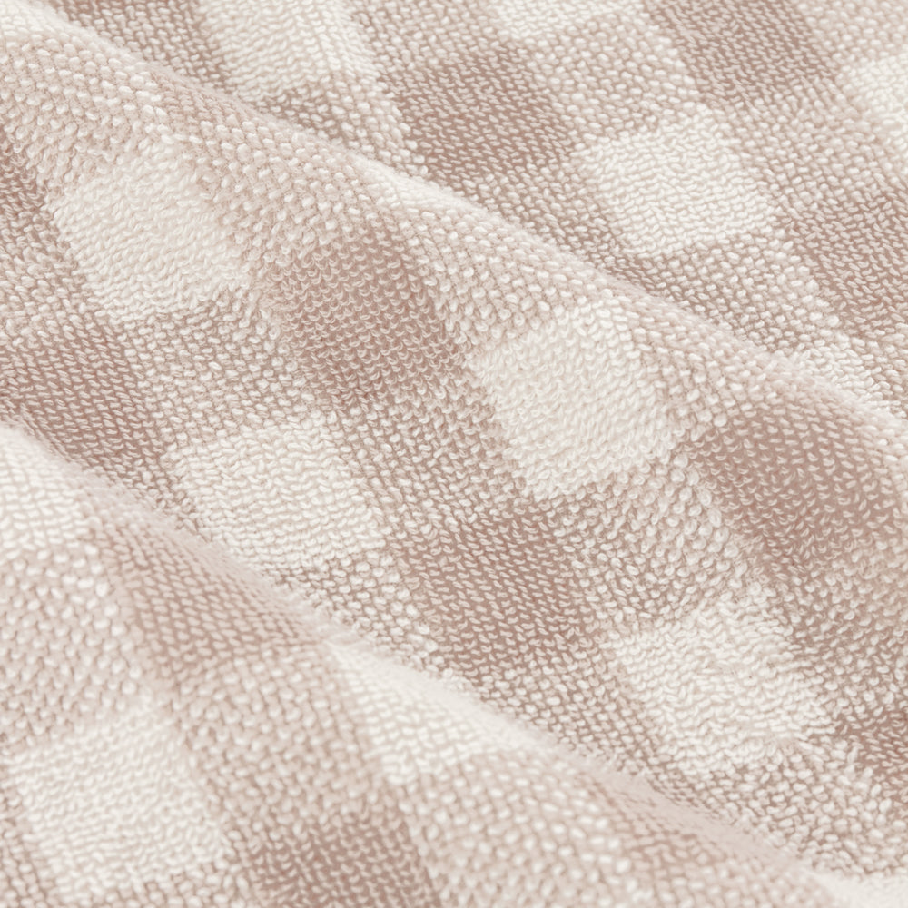 Barton Gingham Check Towels Natural