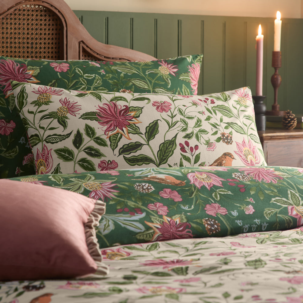Beatrice Reversible Floral Duvet Cover Set Multicolour