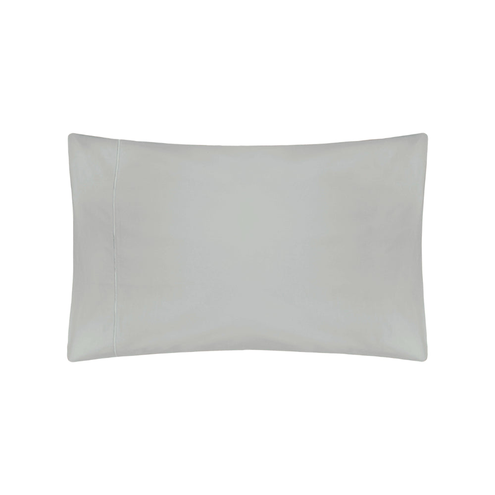 Plain Grey Bedding - 400TC Egyptian Cotton  Pillowcase Platinum Belledorm