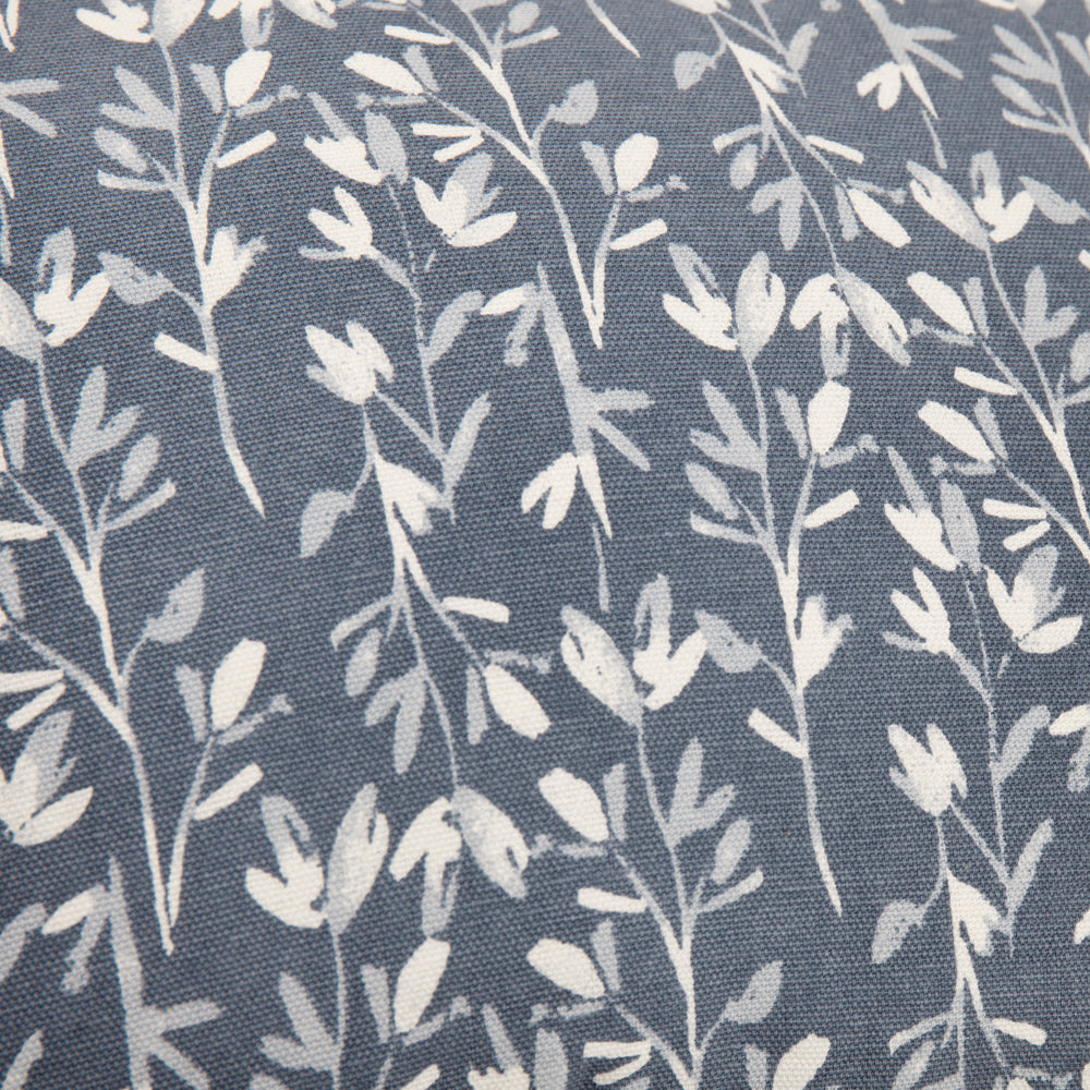 Belle Cotton Cushion French Blue