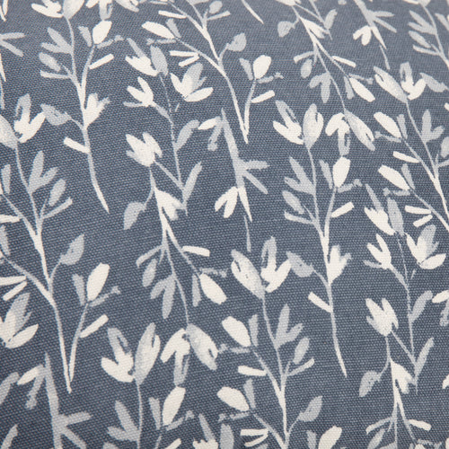 Floral Blue Cushions - Belle Cotton  Cushion Cover French Blue Wylder