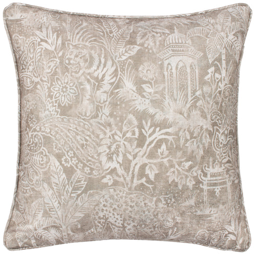 Animal Beige Cushions - Bengal  Cushion Cover Linen Wylder