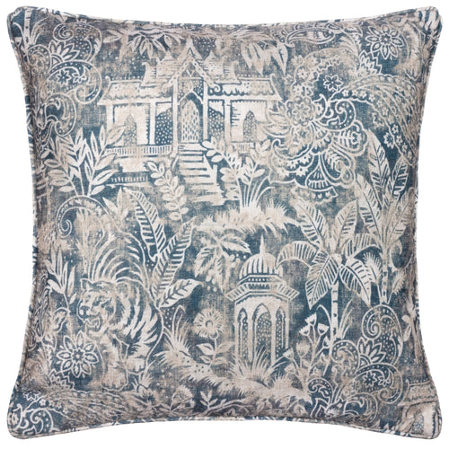 Animal Blue Cushions - Bengal  Cushion Cover Wedgewood Wylder