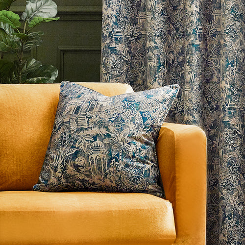 Animal Blue Cushions - Bengal  Cushion Cover Wedgewood Wylder