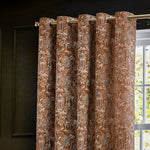 Wylder Bengal Eyelet Curtains in Amber