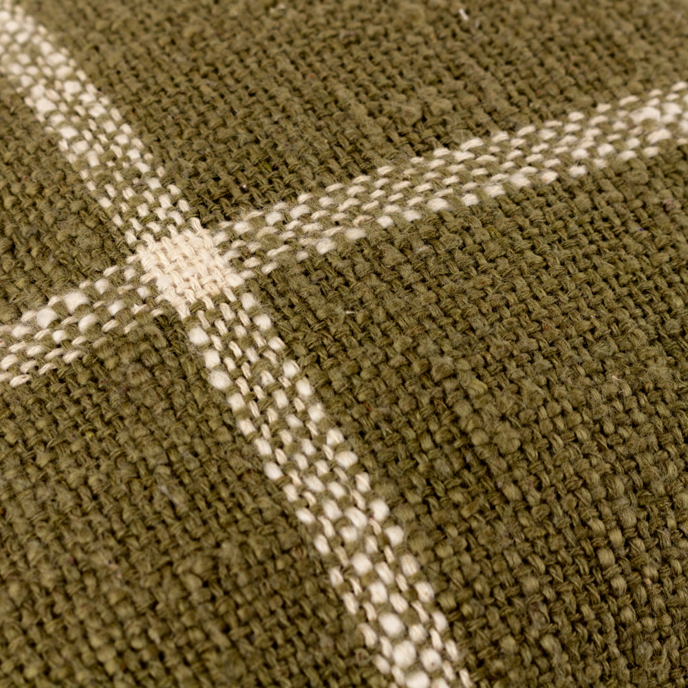 Beni Cushion Moss/Natural
