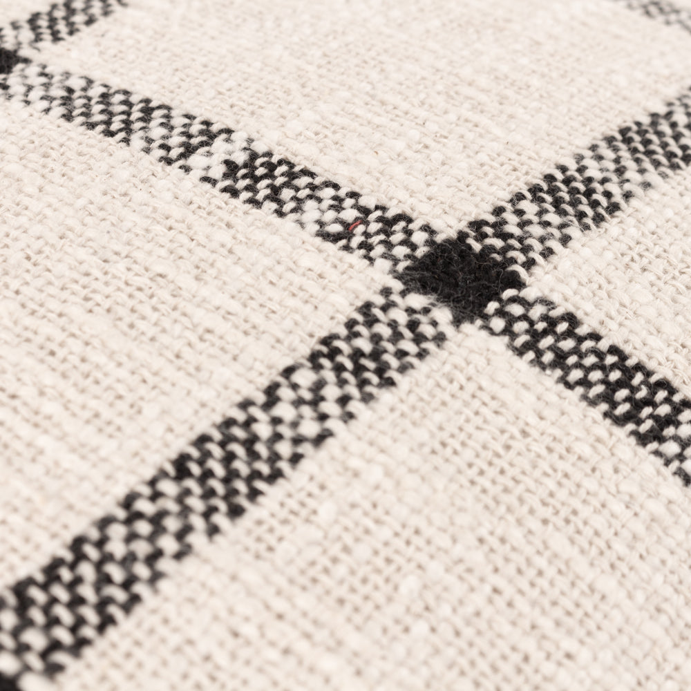 Beni Cushion Natural/Black