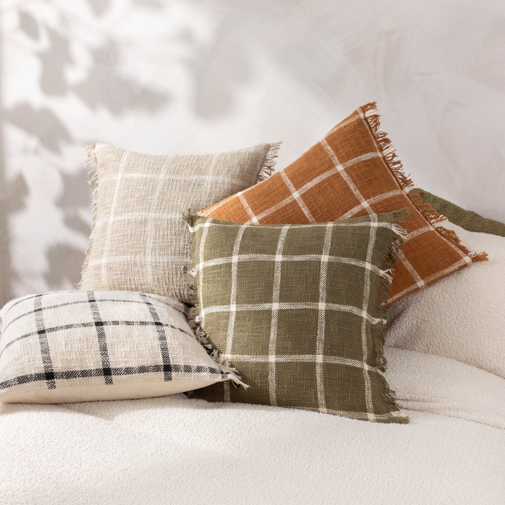 Beni Cushion Natural/Black
