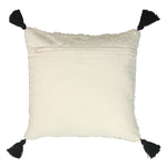 furn. Berbera Geometric Tufted Cushion Cover in Natural/Black