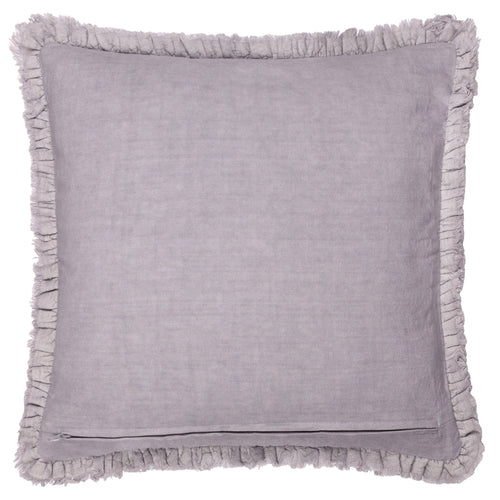 Bertie Washed Cotton Velvet Cushion Mauve