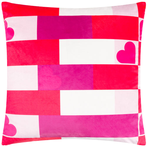 Abstract Pink Cushions - Big Love  Cushion Cover Pink/Red Heya Home