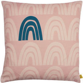 furn. Be Kind Rainbow 100% Recycled Cushion Cover in Blush