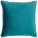 Paoletti Bloomsbury Velvet Cushion Cover in Teal