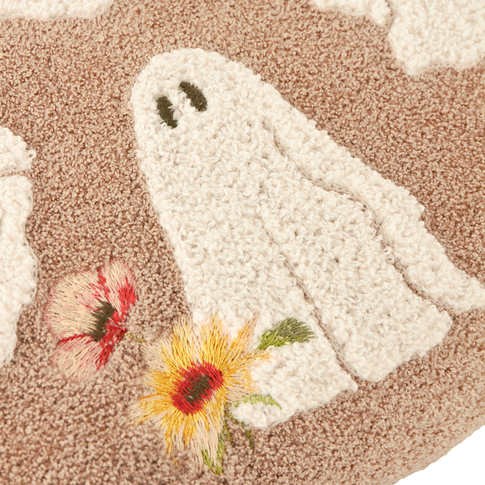 Bootanical Ghost Boucle Cushion Natural