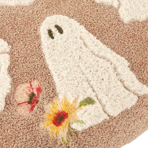 Bootanical Ghost Boucle Cushion Natural