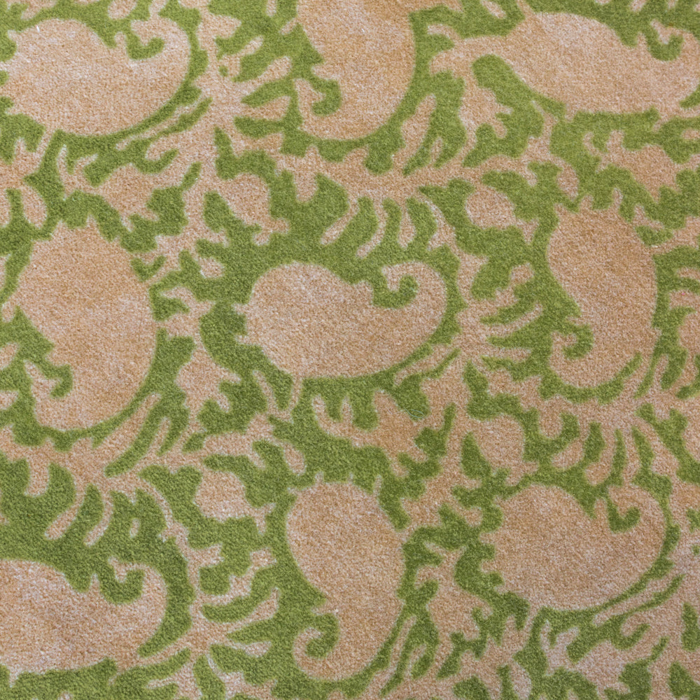 Boteh Printed Velvet Cushion Verdie/Natural
