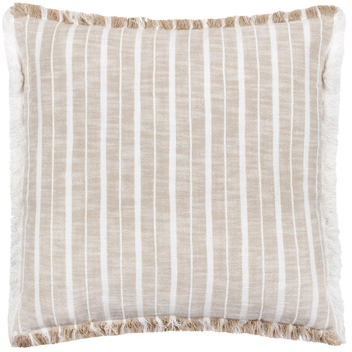 Striped White Cushions - Bowman Striped Cushion Cover Natural Yard