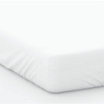 miah. 200 Thread Count Cotton Percale Fitted Bed Sheet in White