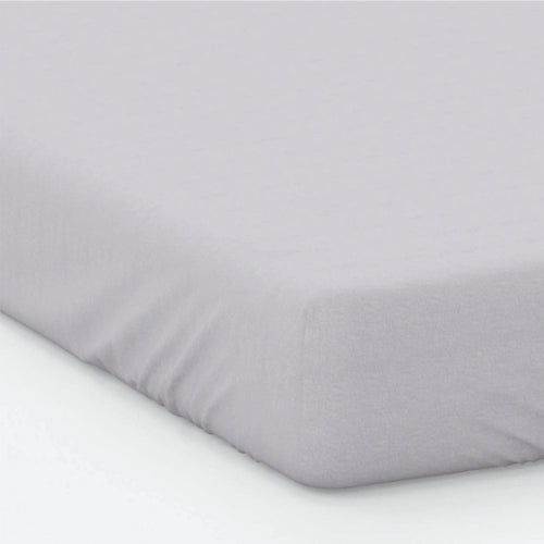 miah. 200 Thread Count Cotton Percale Fitted Bed Sheet in Cloud