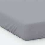 miah. 200 Thread Count Cotton Percale Fitted Bed Sheet in Grey