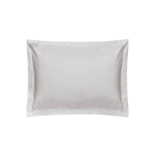 miah. 200 Thread Count Cotton Percale Oxford Pillowcase in Cloud