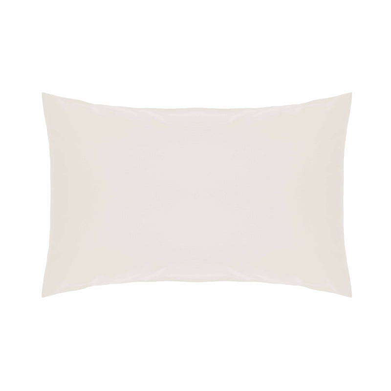  Cream Bedding - 200 Thread Count Cotton Percale Pillowcase Ivory miah.