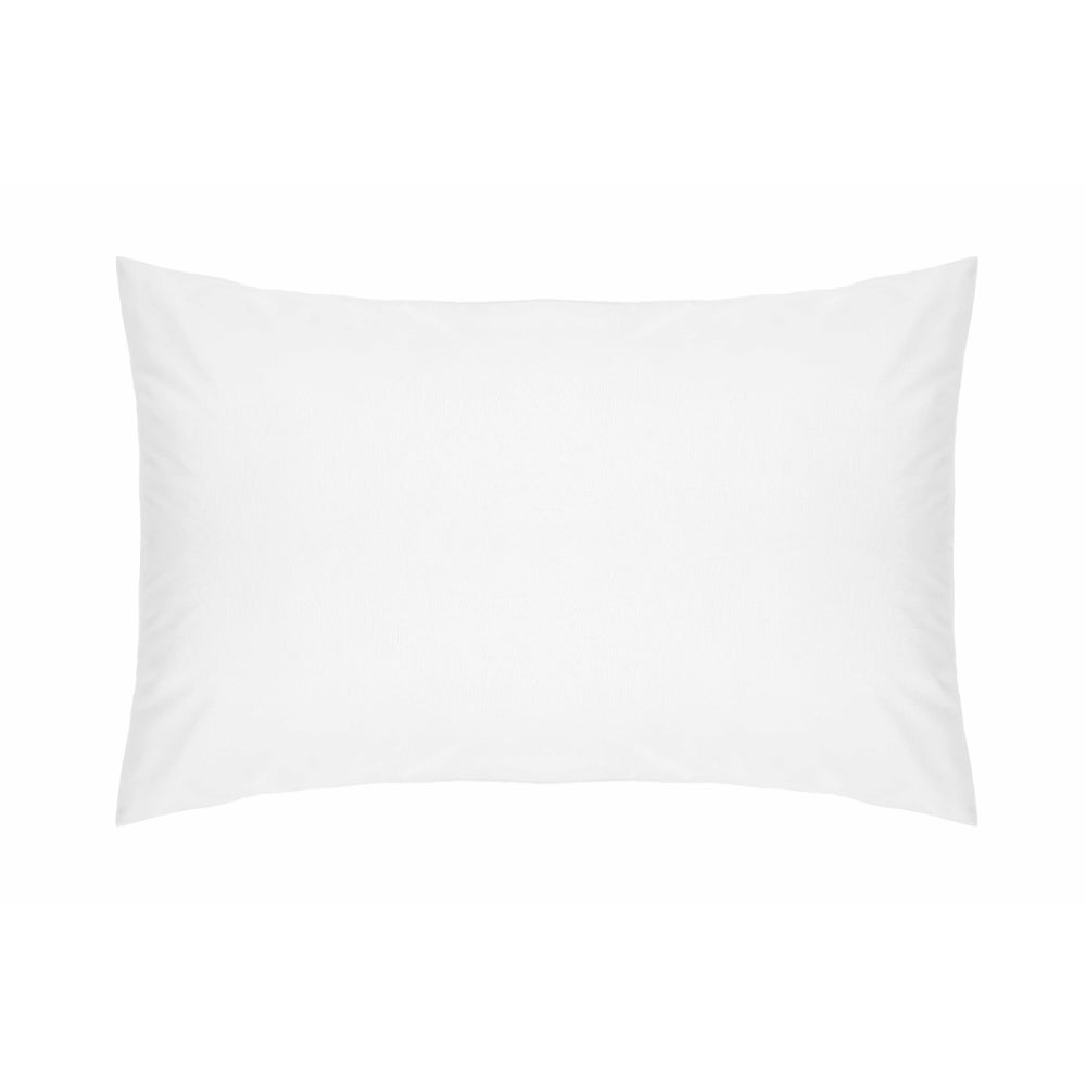  White Bedding - 200 Thread Count Cotton Percale Pillowcase White miah.