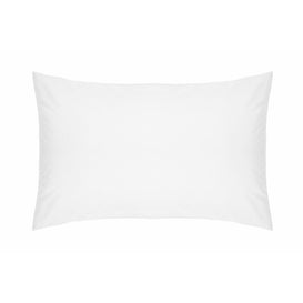 miah. 200 Thread Count Cotton Percale Pillowcase in White