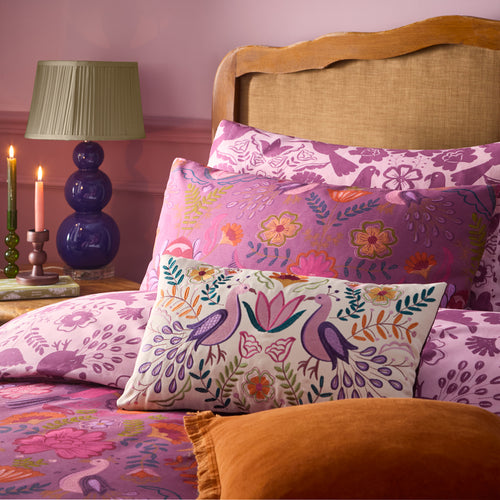 Animal Multi Cushions - Broderie Embroidered  Cushion Cover Multicolour furn.